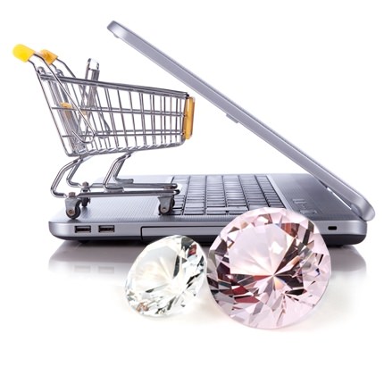 מכירת יהלומים באינטרנט